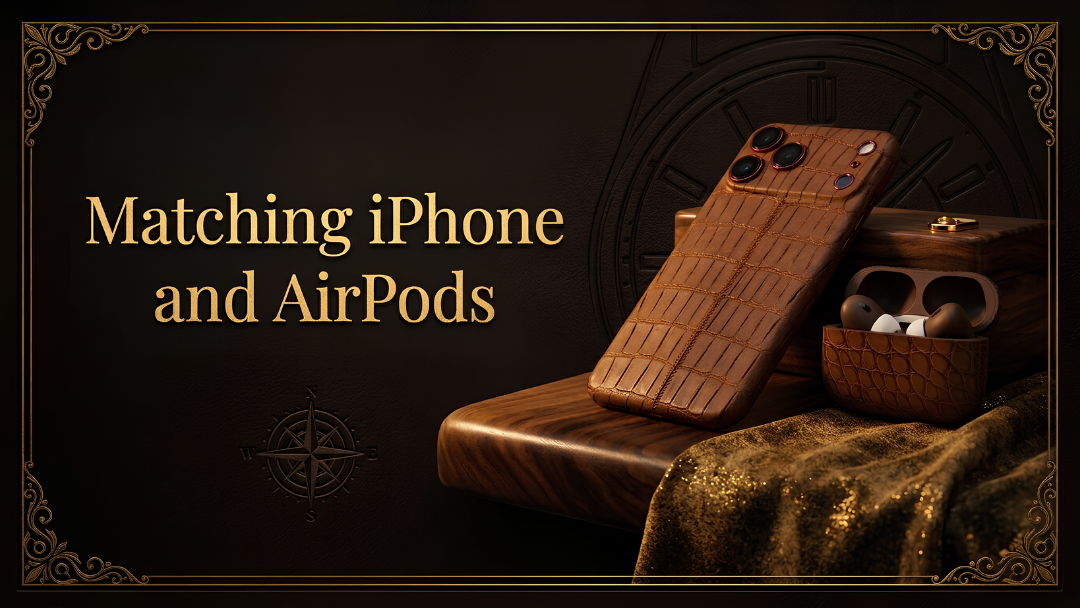 Matching iPhone and AirPods Leather Sets for iPhone 18 Pro Max and AirPods Pro 3- Craft by Merlin