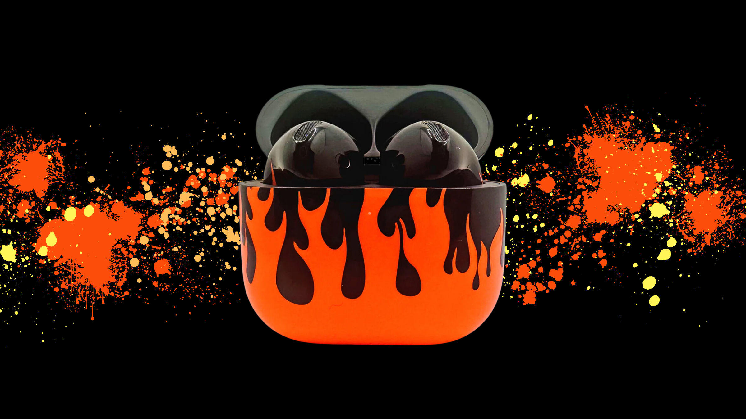 Hand-Painted AirPods: A Work of Art in Your Pocket