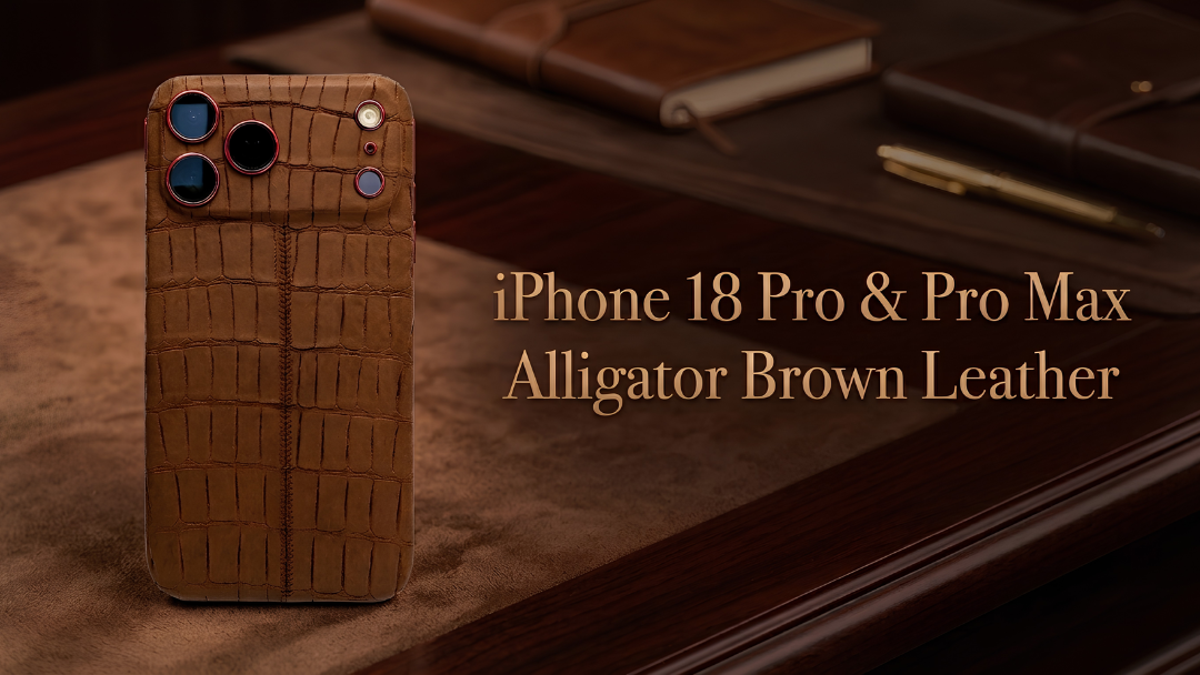 iPhone 18 Pro Brown Alligator Leather A Heritage Finish for a Brand New Phone