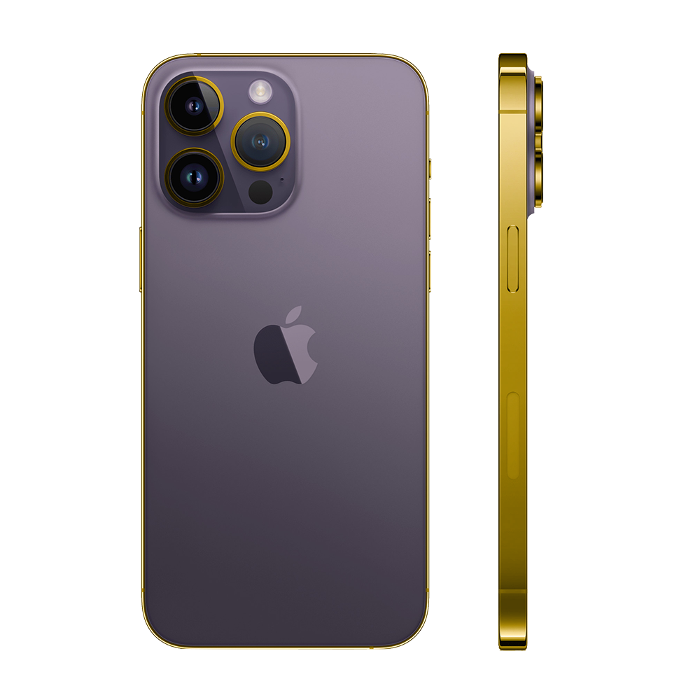 Shop Apple iPhone 14 Pro 512GB 24K Edge of Gold Deep Purple Shop Apple iPhone 14 Pro 512GB 24K Edge of Gold Deep Purple