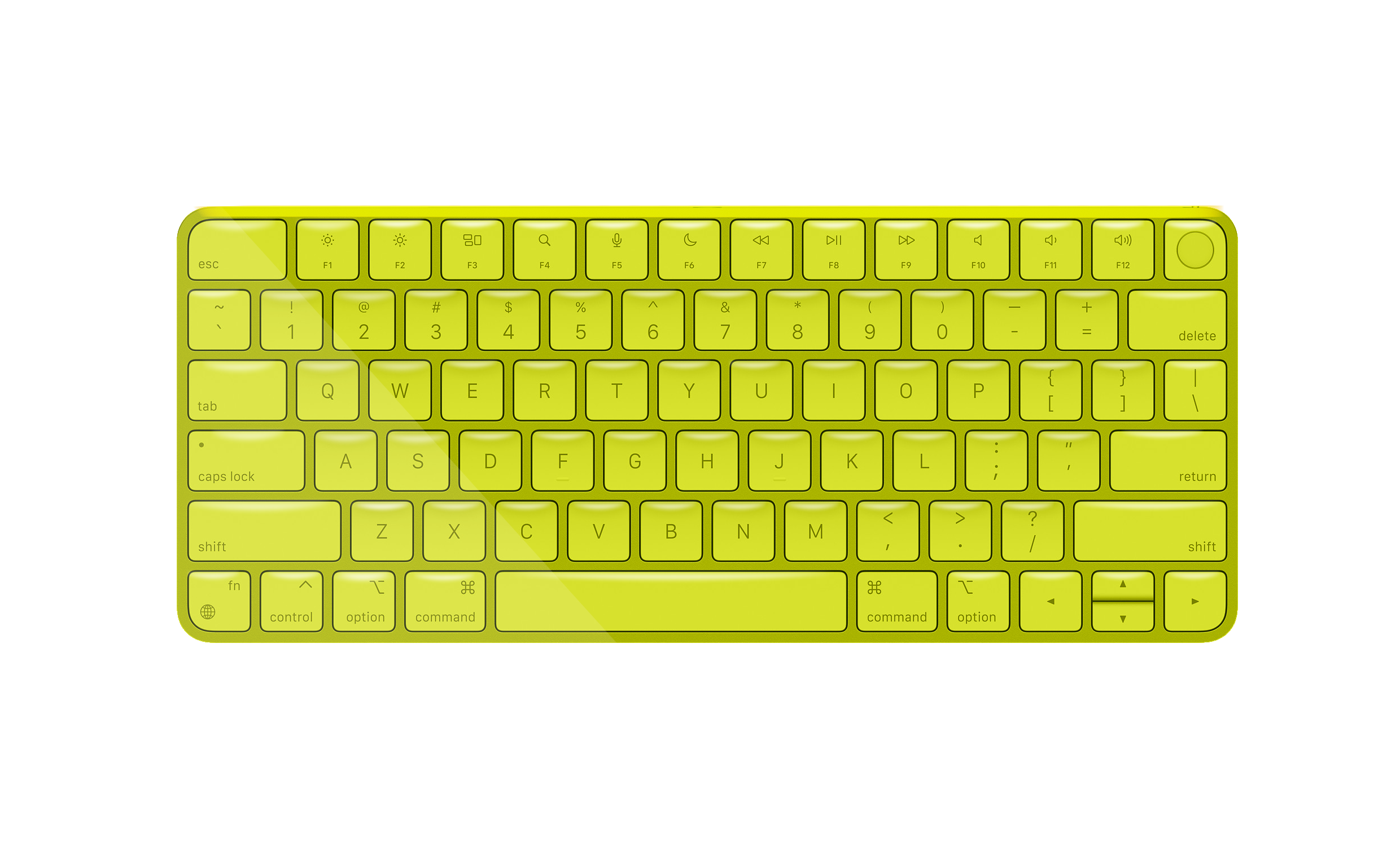 Shop Apple Magic Keyboard with Touch ID - Neon Green | Craft by Merlin Shop Apple Magic Keyboard with Touch ID - Neon Green | Craft by Merlin