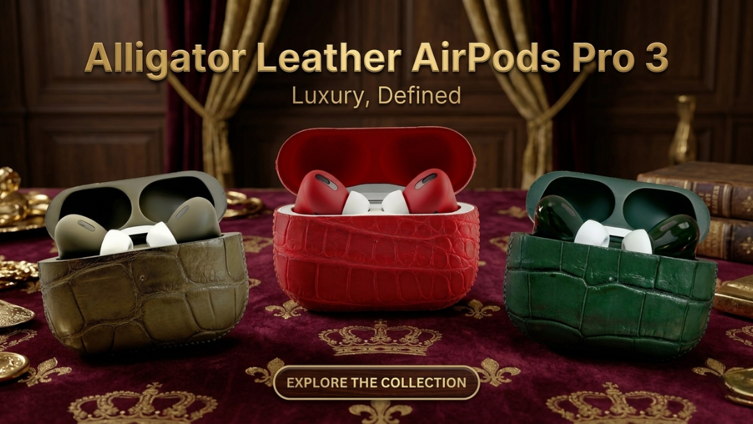 Alligator Leather AirPods Pro 3 The Royal Collection  Craft by Merlin
