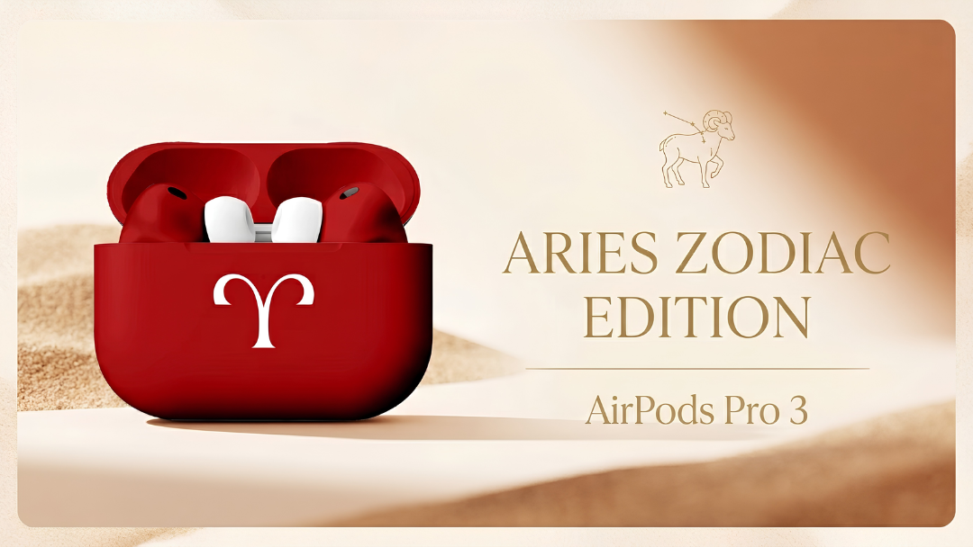 Aries Zodiac Edition The Apple AirPods Pro 3 for the Sign That Moves First