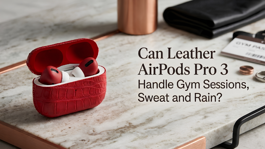 Can Leather AirPods Pro 3 Handle Gym Sessions, Sweat and Rain-Craft By Merlin