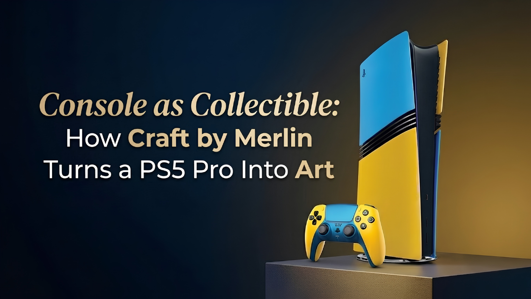 Console as Collectible How Craft by Merlin Turns a PS5 Pro Into Art