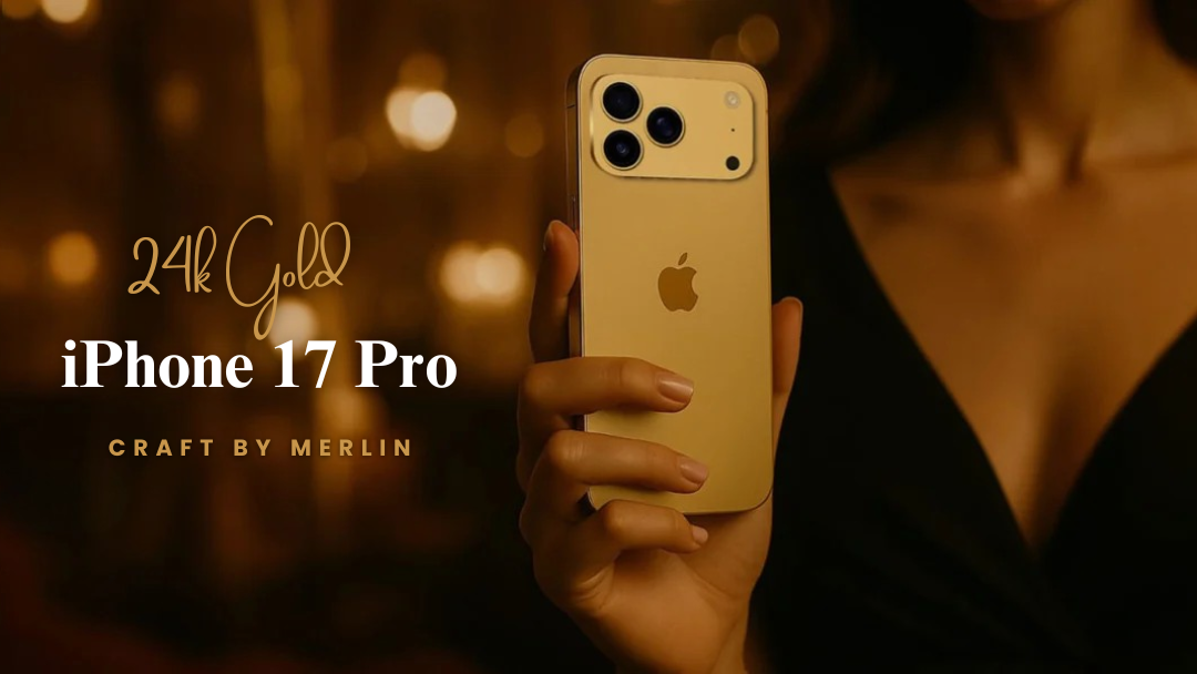 Craft by Merlin’s 24K Gold iPhone 17 The Summit of Bespoke Prestige