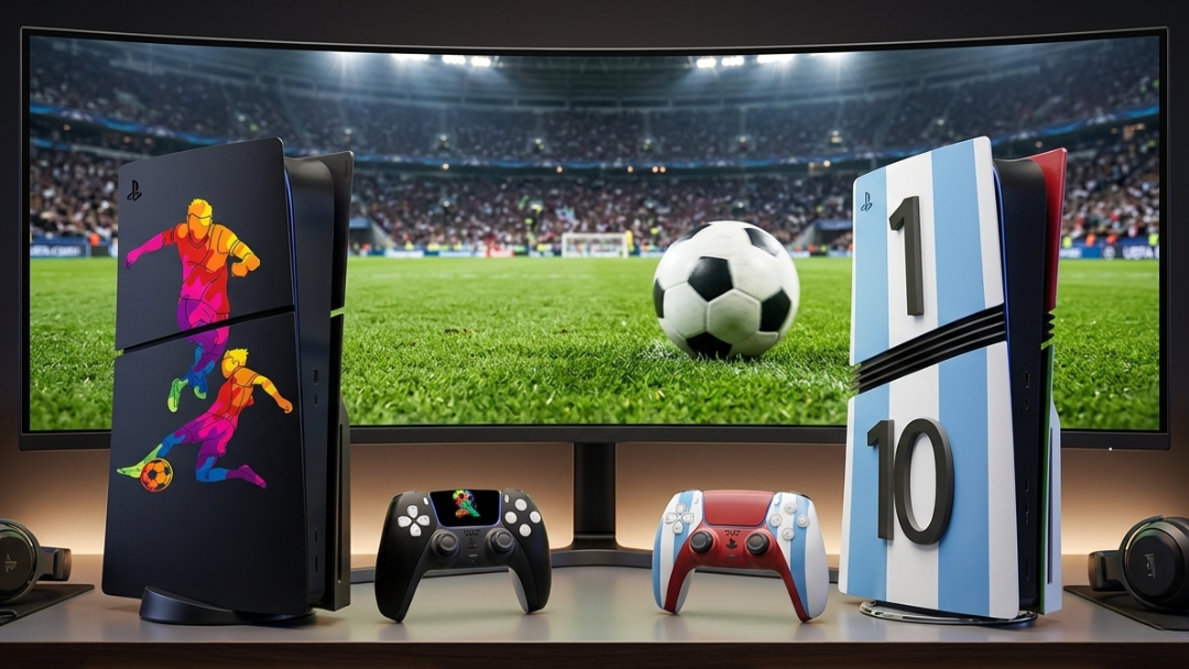 Customized PlayStation Consoles FIFA Football-Inspired created by Craft by Merlin