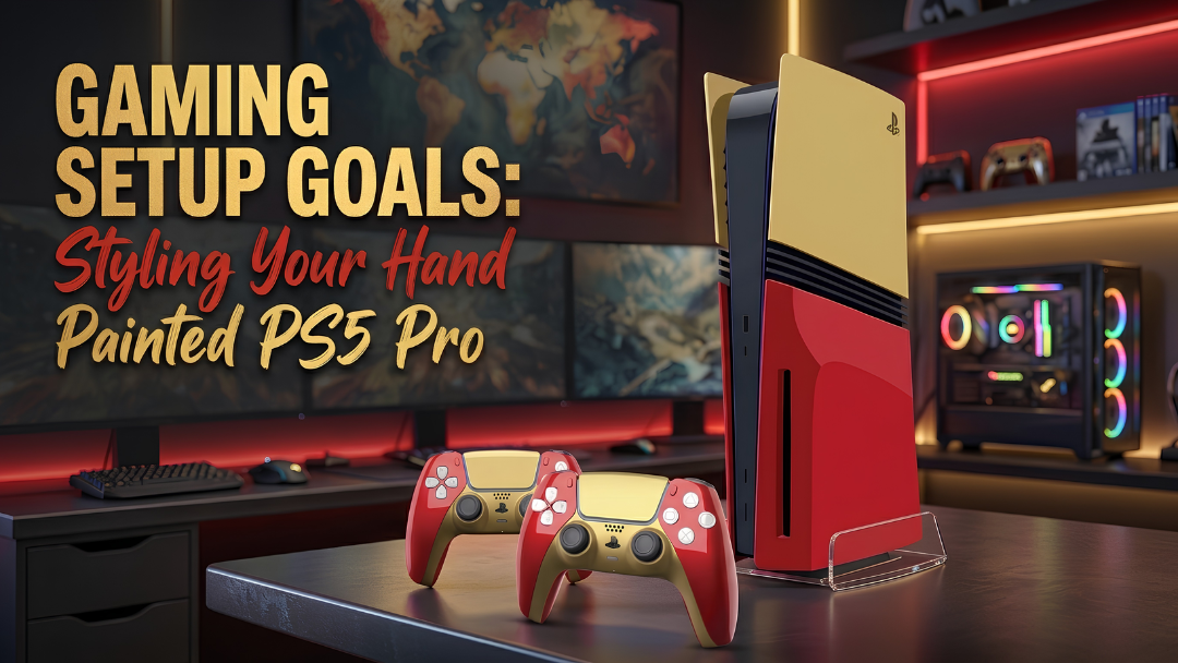 Gaming Setup Goals Styling Your Hand Painted PS5 Pro
