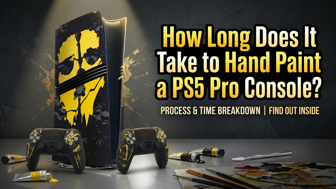 How Long Does It Take to Hand Paint a PS5 Pro Console?