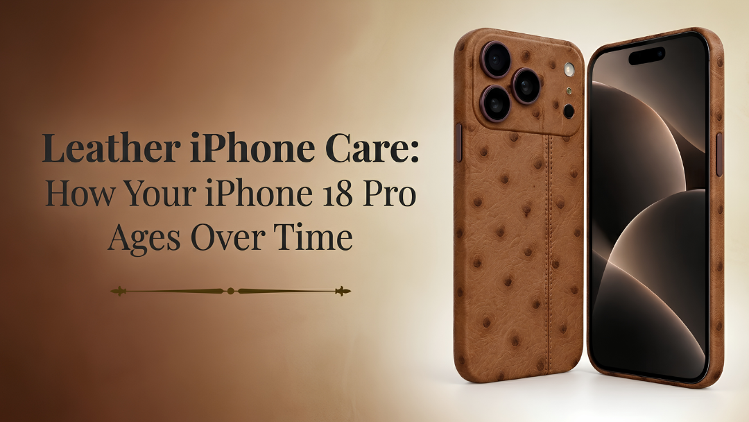 Leather iPhone Care How Your iPhone 18 Pro Ages Over Time-Craft by Merlin