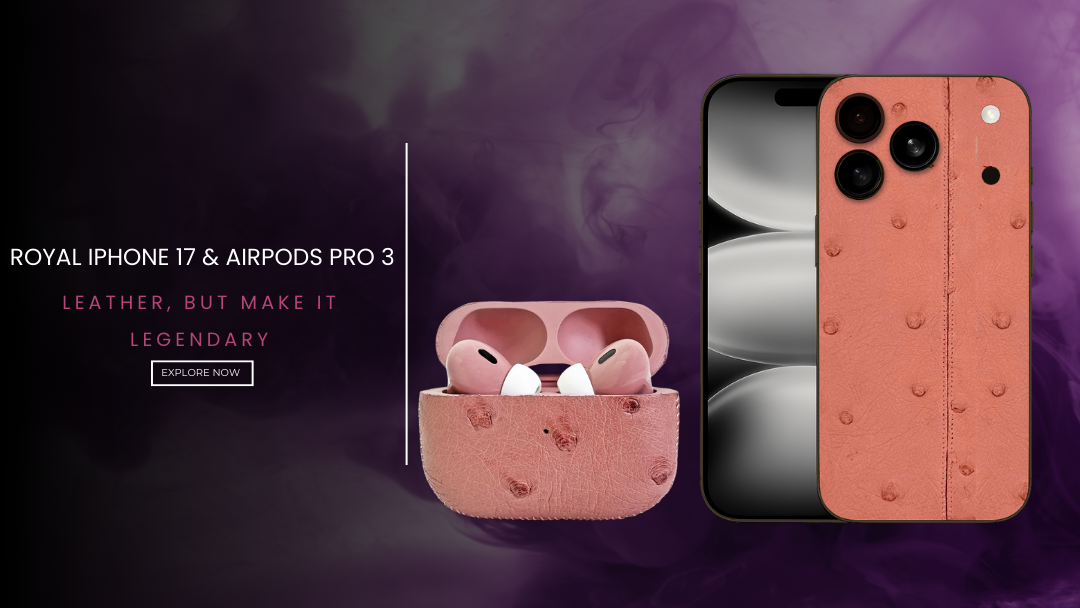 Leather, But Make It Legendary: The Royal iPhone 17 & AirPods Pro 3 Edition