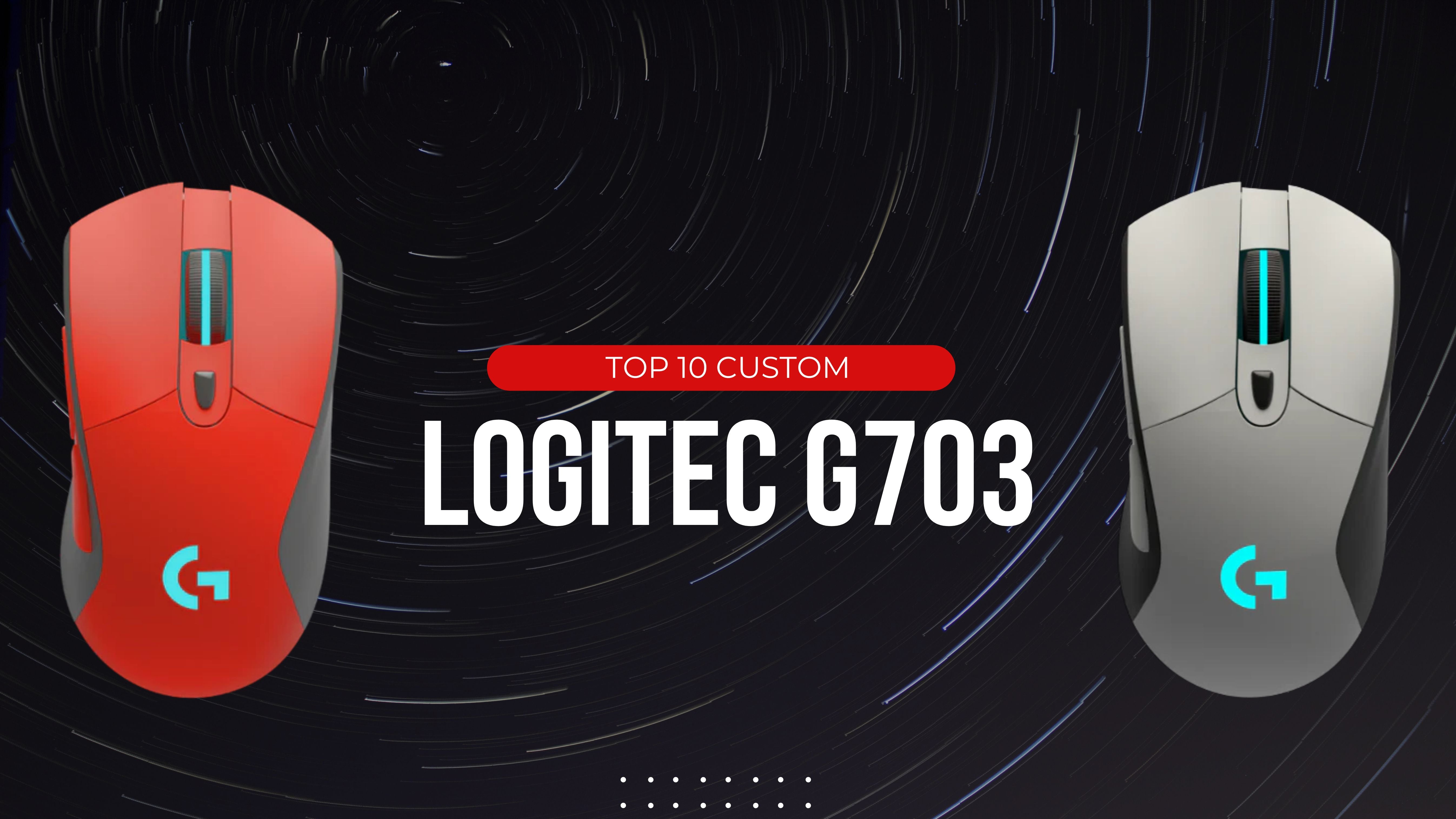 Top 10 Customized Logitech G703 Wireless Gaming Mice by Craft by Merlin