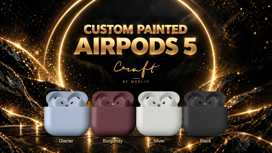 Custom Painted AirPods 5: Craft by Merlin’s New Hand-Painted Collection