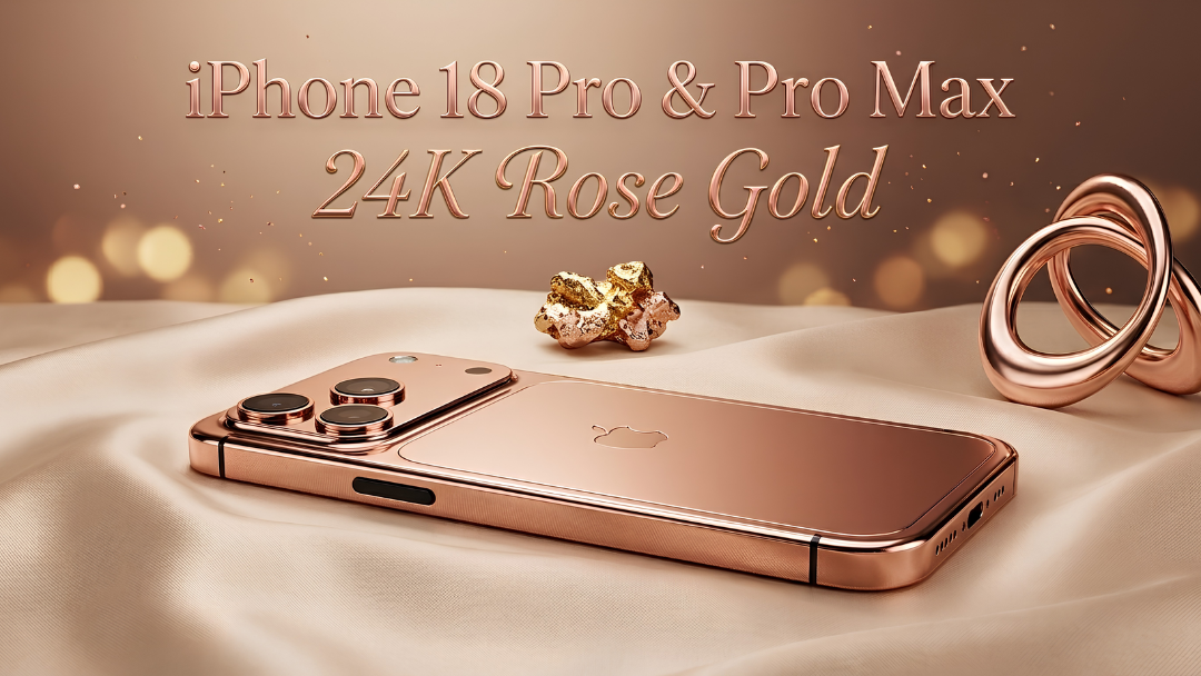 iPhone 18 Pro Rose Gold A Softer Kind of Luxury You Can Pre-Book Today