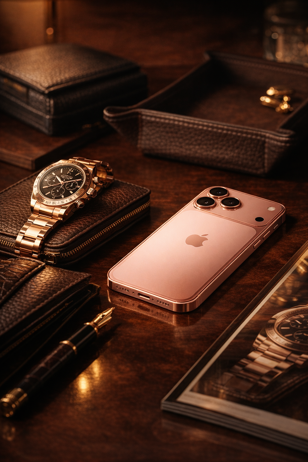 IPHONE 17 PRO MAX 24K ROSE GOLD EDITION
