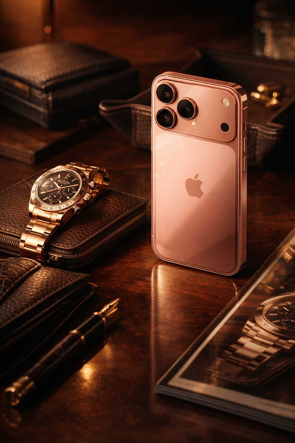 IPHONE 17 PRO MAX 24K ROSE GOLD EDITION