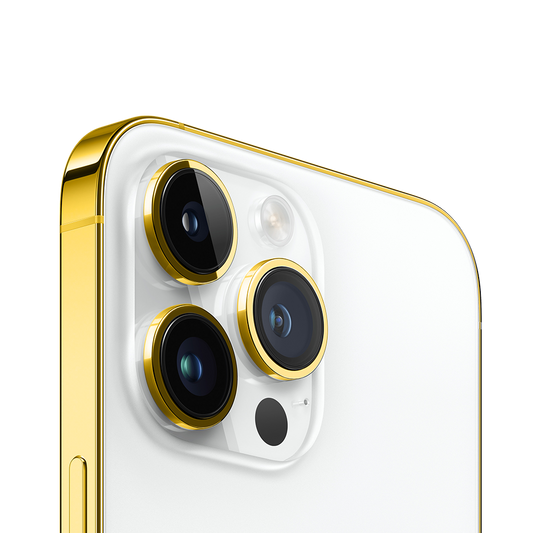 IPHONE 16 PRO MAX EDGE OF GOLD WHITE TITANIUM