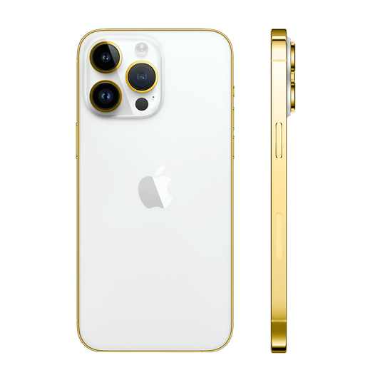 iPhone 16 Pro Max - Edge of Gold White Titanium