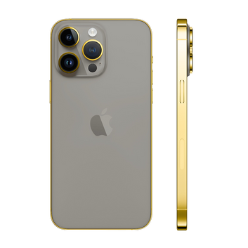 IPHONE 16 PRO MAX EDGE OF GOLD NATURAL TITANIUM