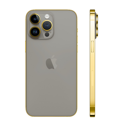 iPhone 16 Pro Max - Edge of Gold Natural Titanium