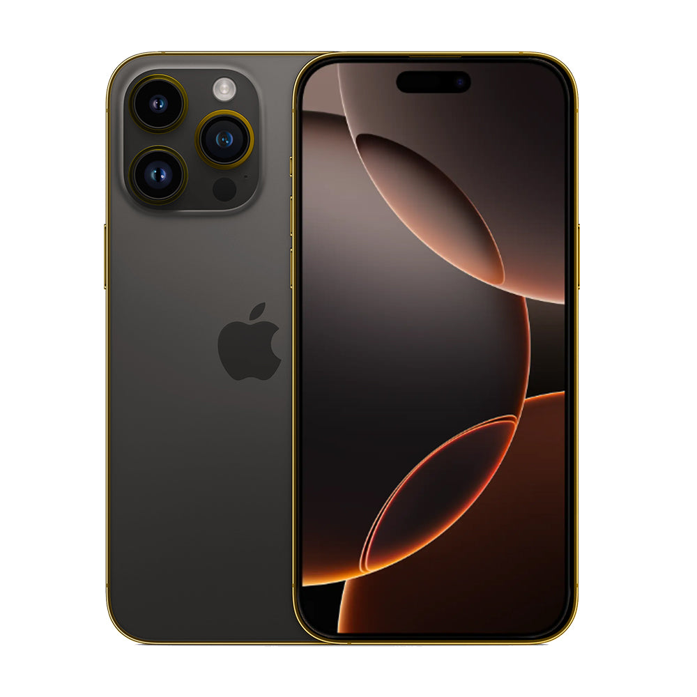 IPHONE 15 PRO MAX EDGE OF GOLD BLACK TITANIUM