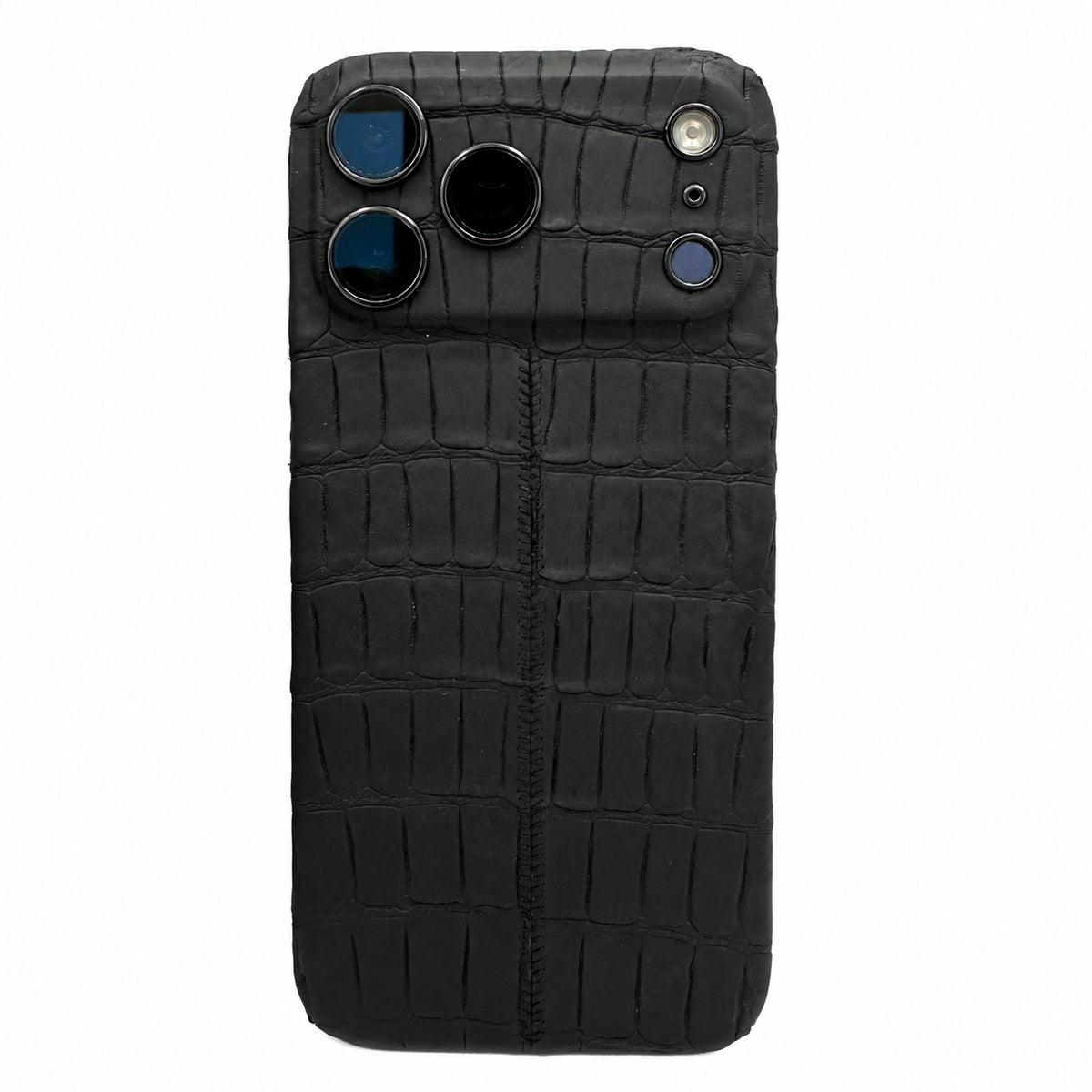 iPhone 18 Pro & Pro Max Alligator Black Leather (e-Sim Only)