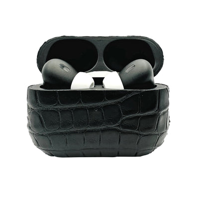 Apple AirPods Pro 3 Leather Alligator Black