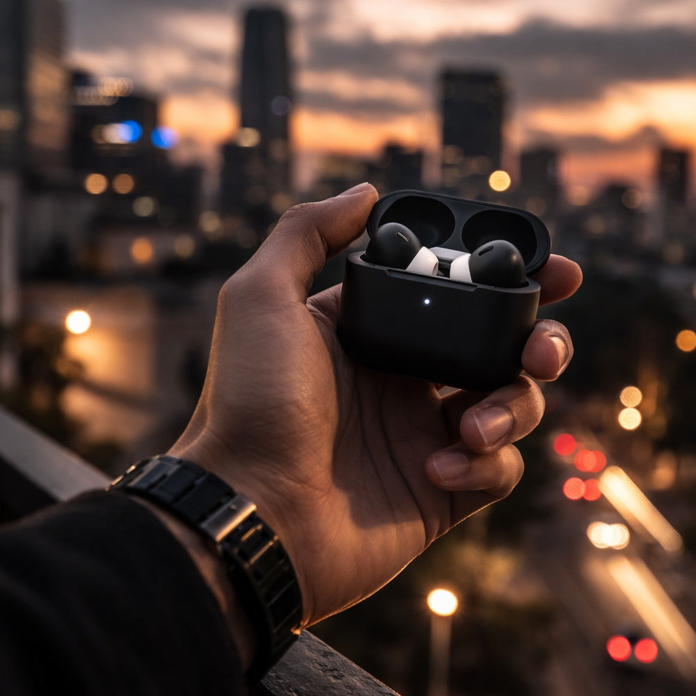 AirPods Pro 3 Black Titanium 15 Bold Matte | Craft by Merlin