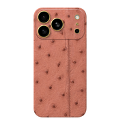 IPHONE 17 PRO OSTRICH PINK LEATHER EDITION