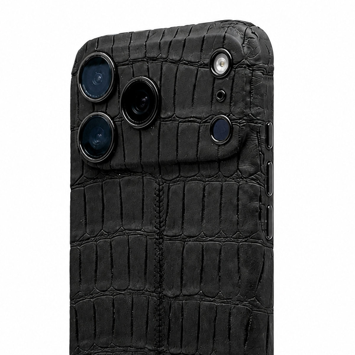 iPhone 18 Pro & Pro Max Alligator Graphite Leather (e-Sim Only)