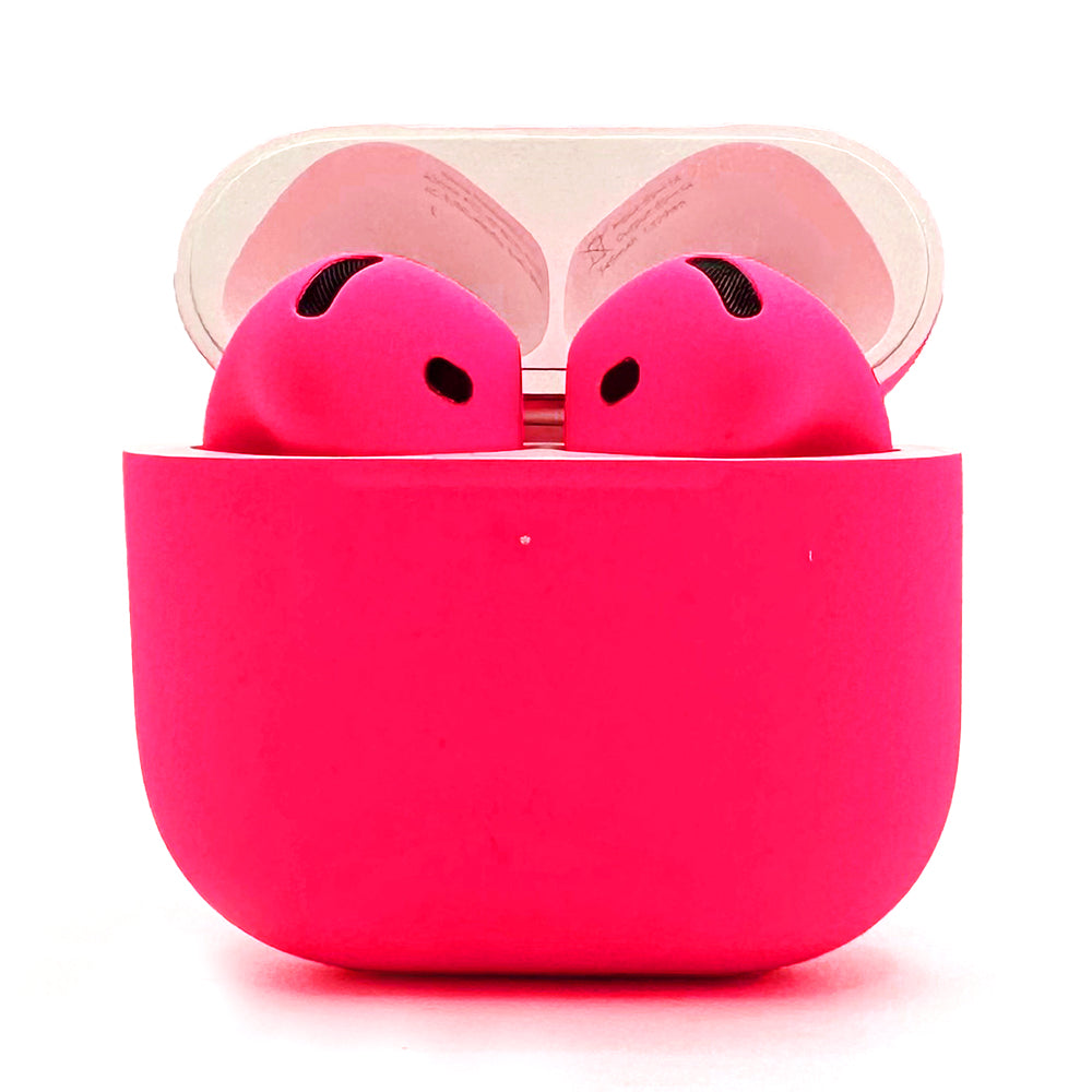 Apple Pink AirPods 4 Neon Pink Edition