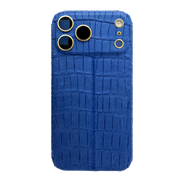 IPHONE 17 PRO MAX ALLIGATOR BLUE LEATHER EDITION