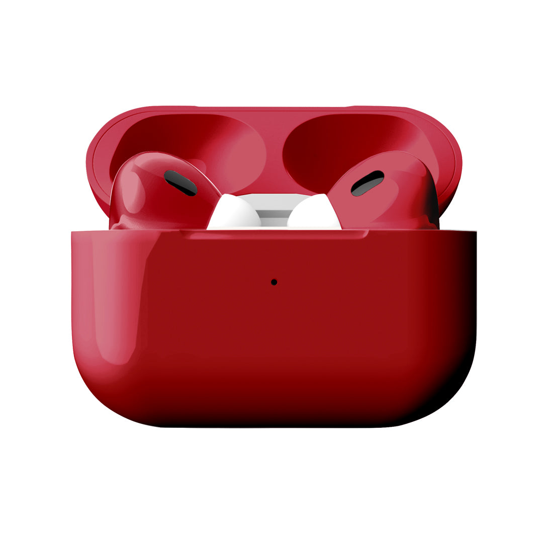 Apple AirPods Pro 3 Product Red Glossy Bold