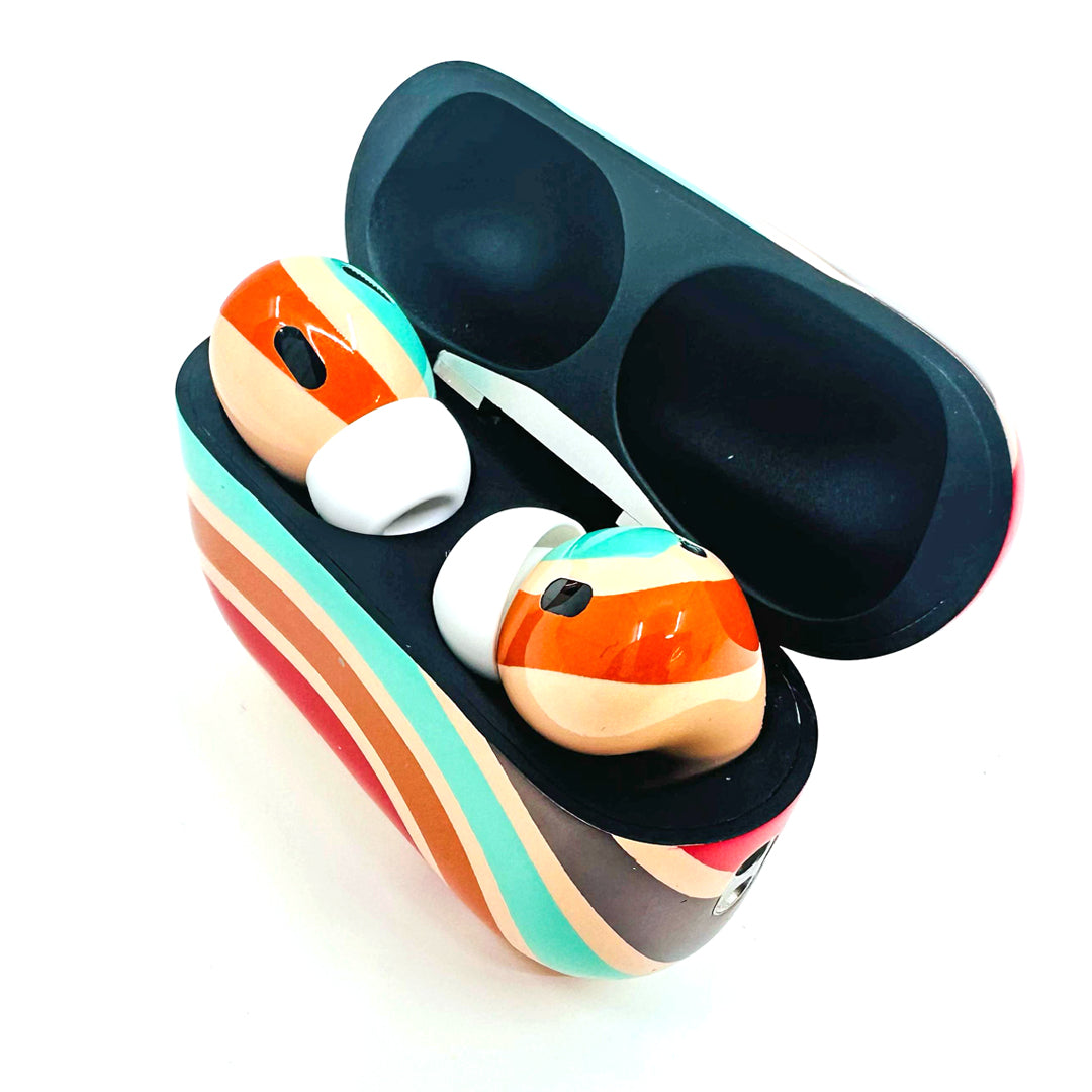 Apple AirPods Pro 2 80's Stripes