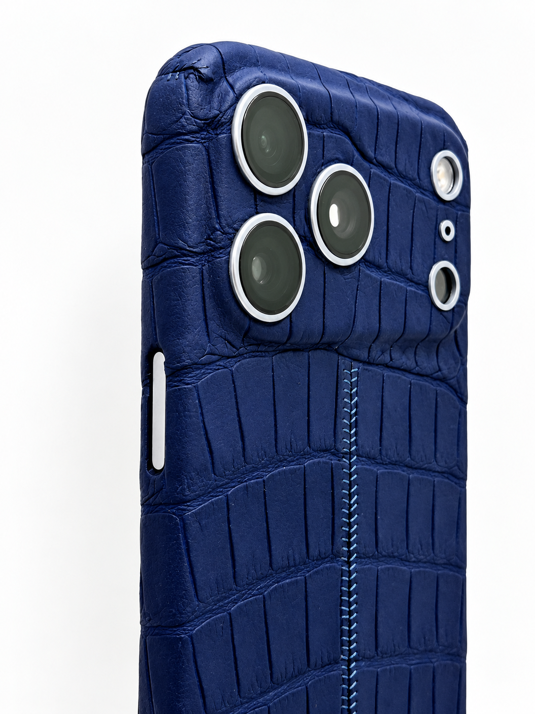 iPhone 18 Pro & Pro Max Alligator Blue Leather (e-Sim Only)