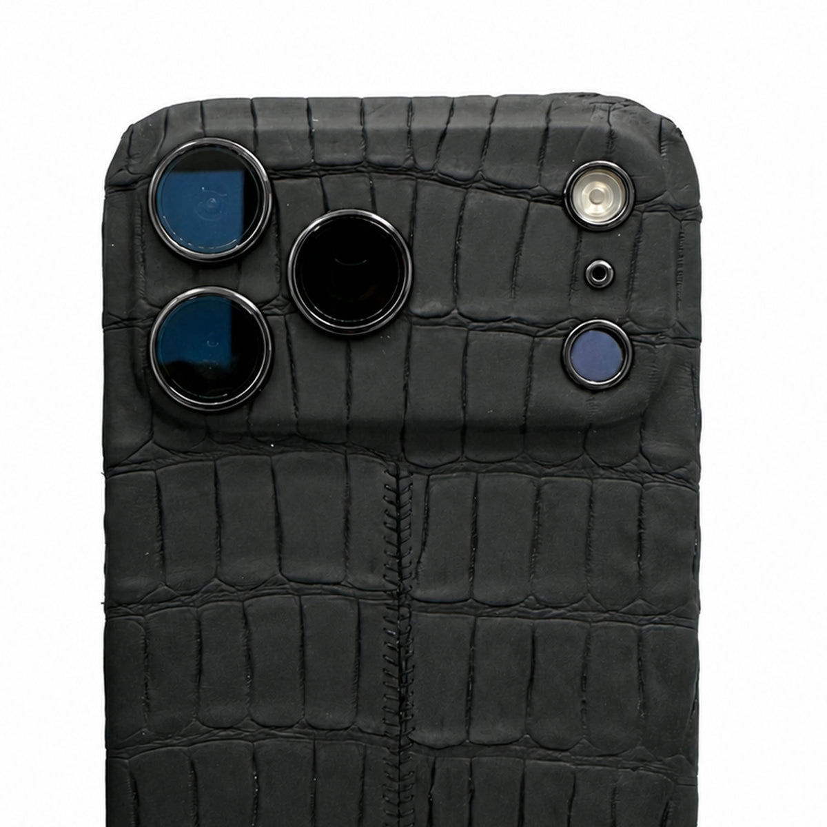 iPhone 18 Pro & Pro Max Alligator Black Leather (e-Sim Only)