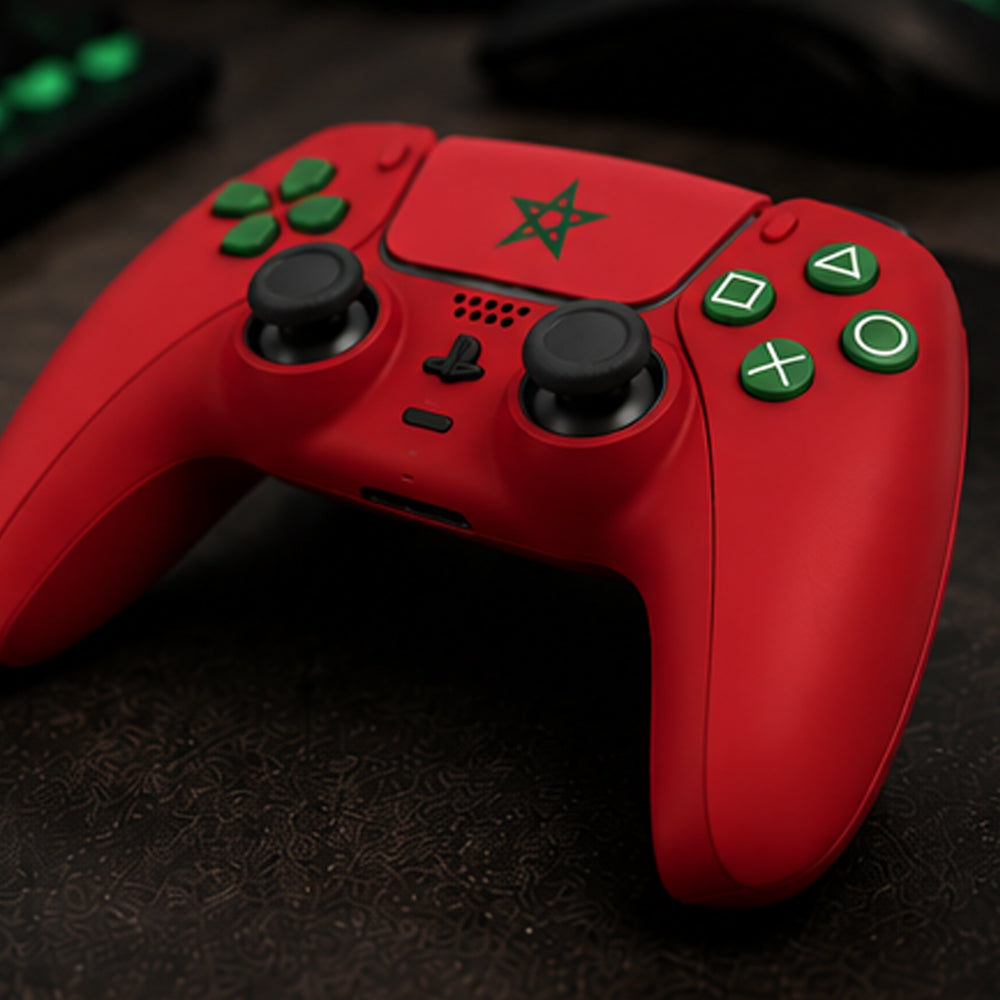 PS5 Dual Sense Controller MOROCCO Edition