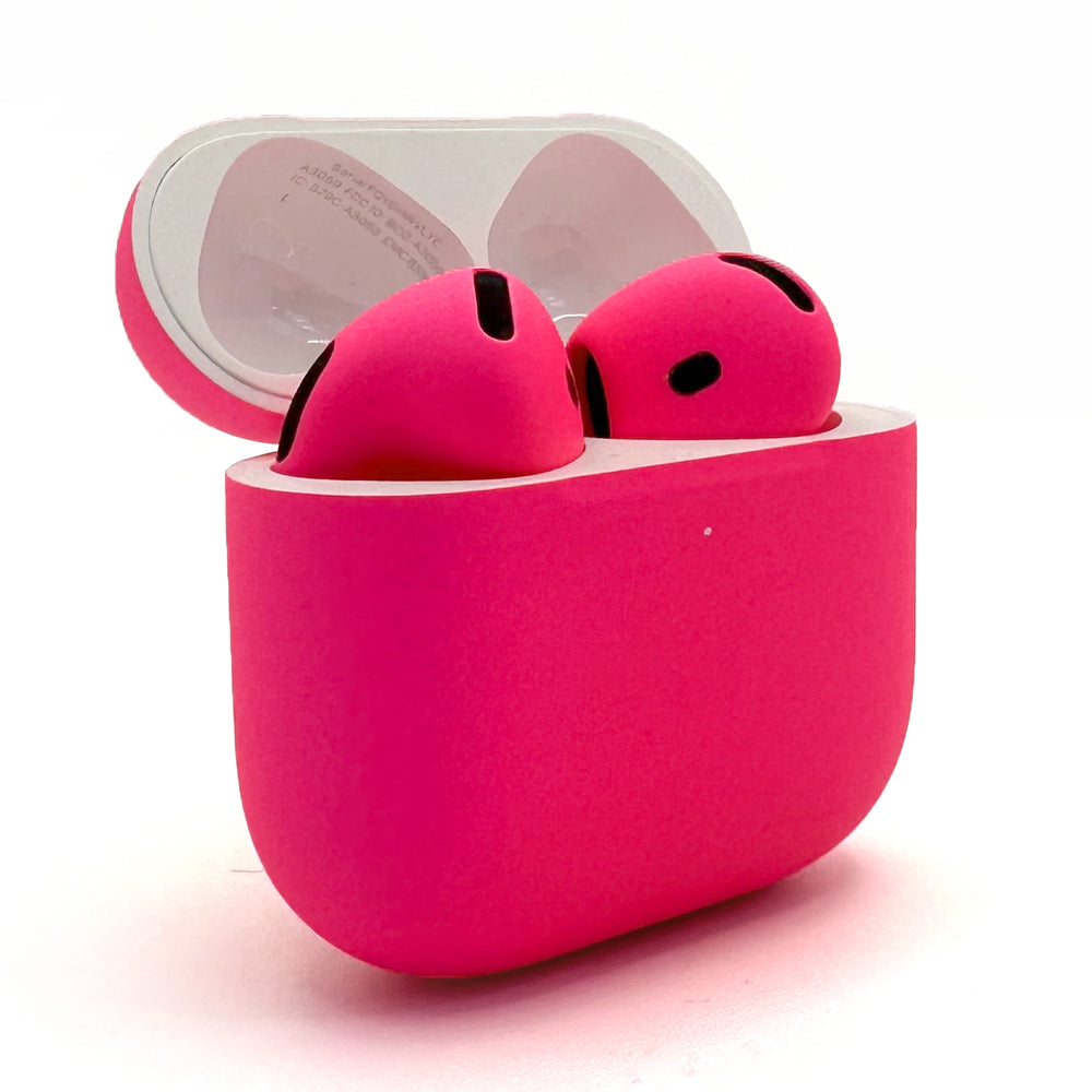 Apple Pink AirPods 4 Neon Pink Edition