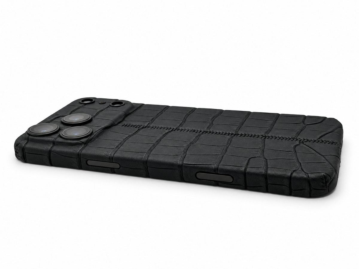 iPhone 18 Pro & Pro Max Alligator Graphite Leather