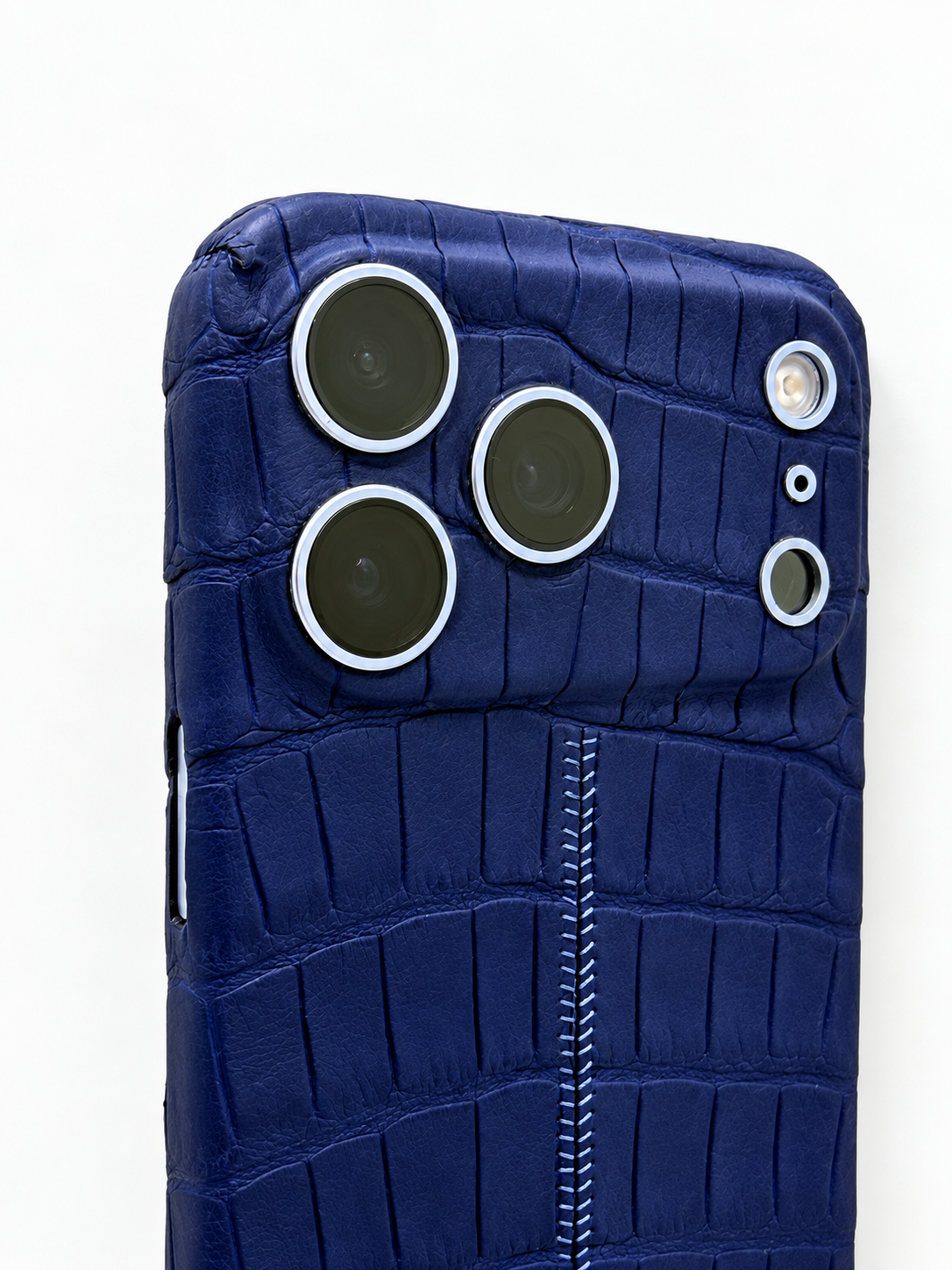 iPhone 18 Pro & Pro Max Alligator Blue Leather (e-Sim Only)