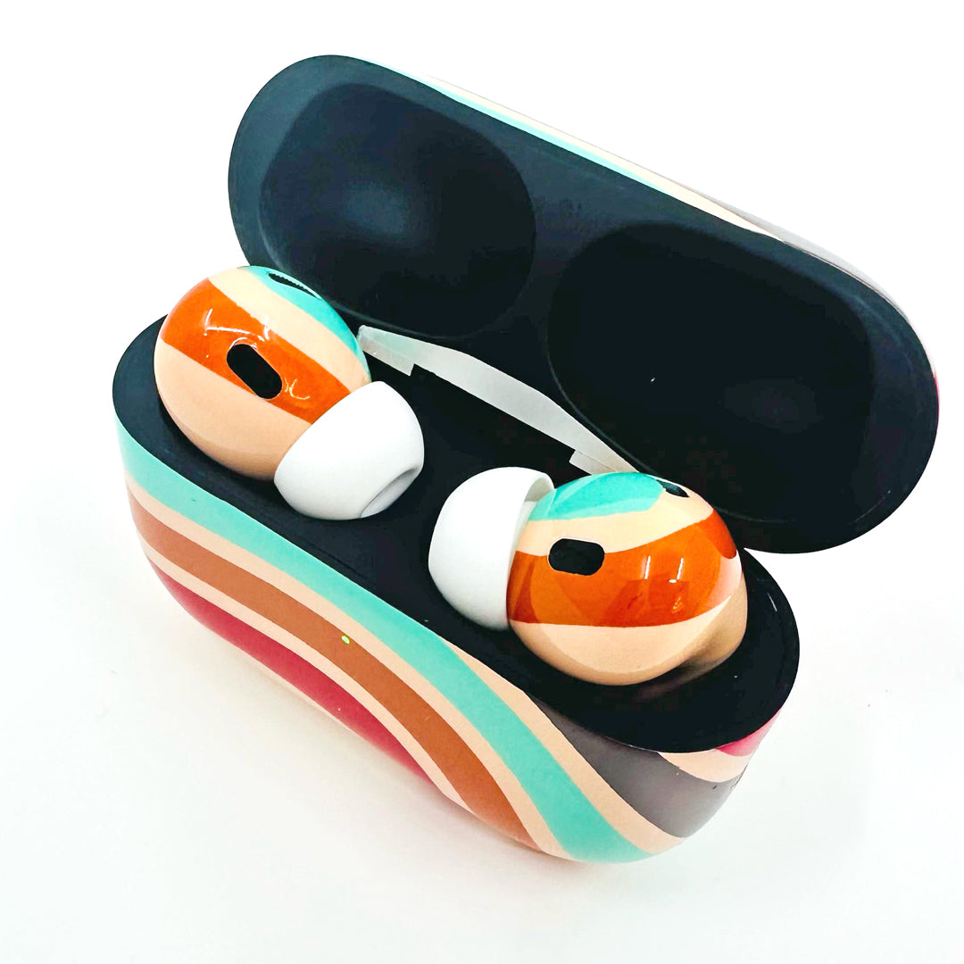 Apple AirPods Pro 2 80's Stripes