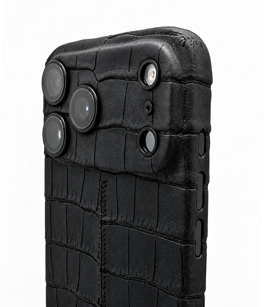 iPhone 18 Pro & Pro Max Alligator Graphite Leather