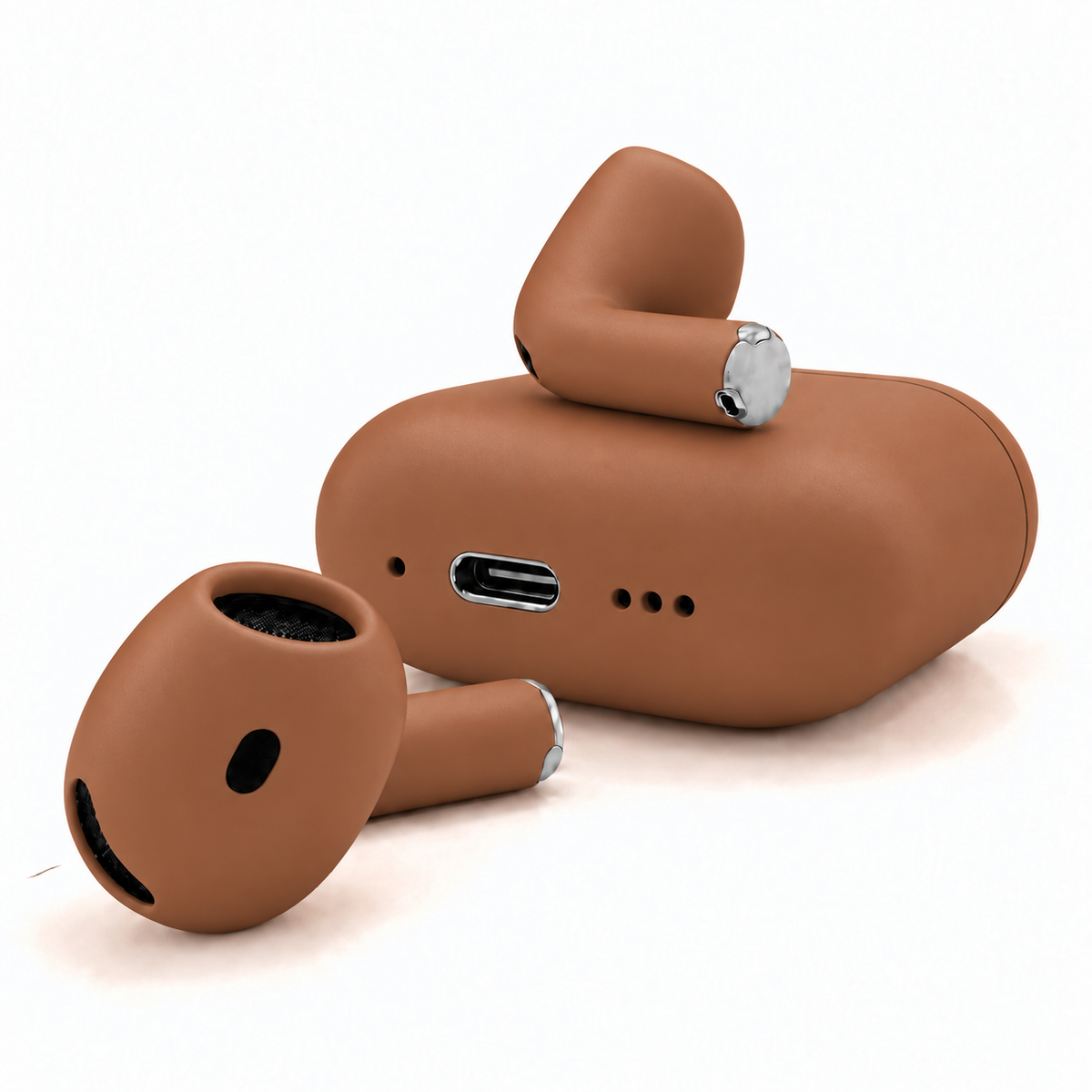 Apple AirPods 5 Brown Matte Bold
