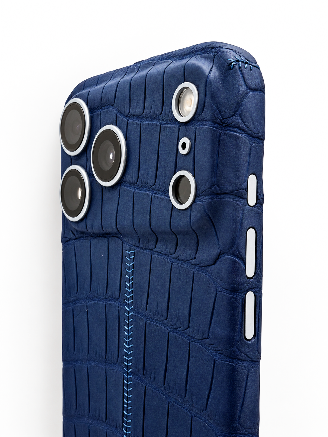 iPhone 18 Pro & Pro Max Alligator Blue Leather (e-Sim Only)