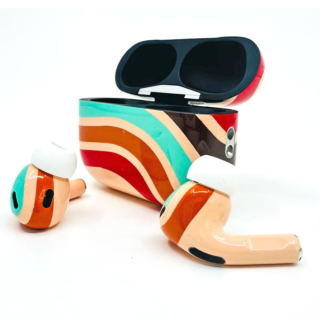 Apple AirPods Pro 2 80's Stripes