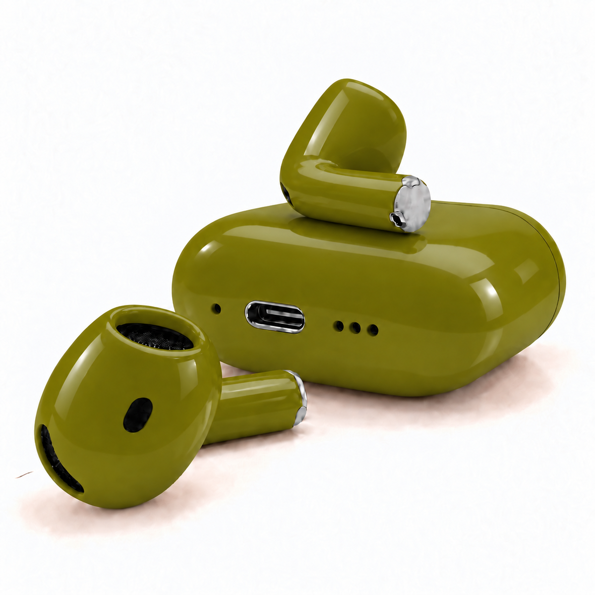 Apple AirPods 5 Olive Green Glossy Bold