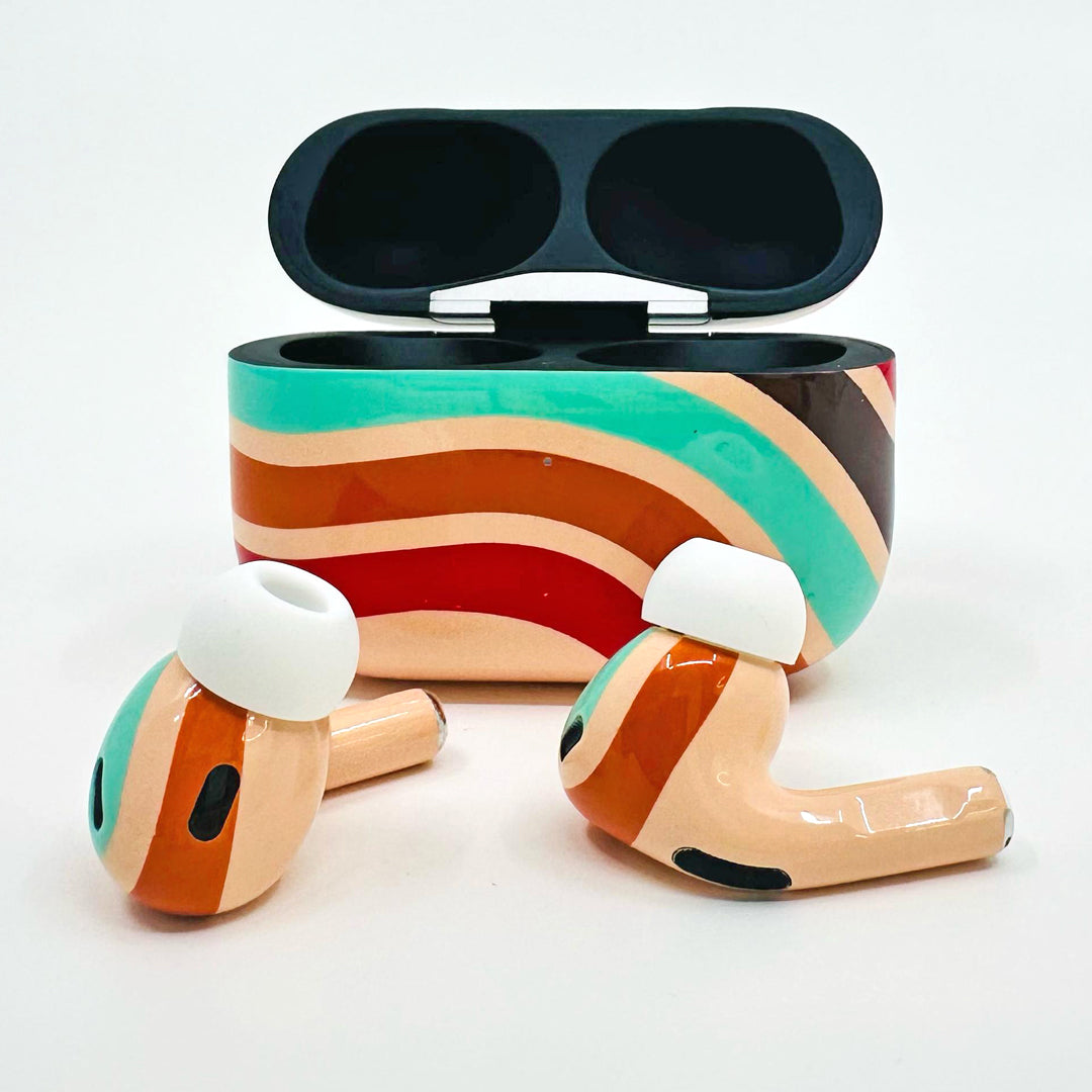Apple AirPods Pro 2 80's Stripes