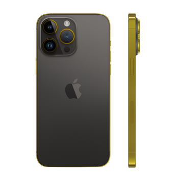 IPHONE 15 PRO MAX EDGE OF GOLD BLACK TITANIUM