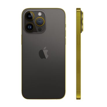 IPHONE 15 PRO MAX EDGE OF GOLD BLACK TITANIUM