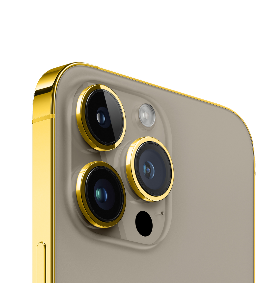 iPhone 15 Pro Max Edge of Gold Natural Titanium